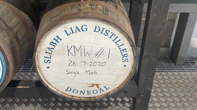The Sliabh Liag Single Malt Whiskey is the first legally distilled whiskey in the county since 1841