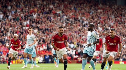 Bruno Fernandes completed United's comeback after a horror start for the Red Devils