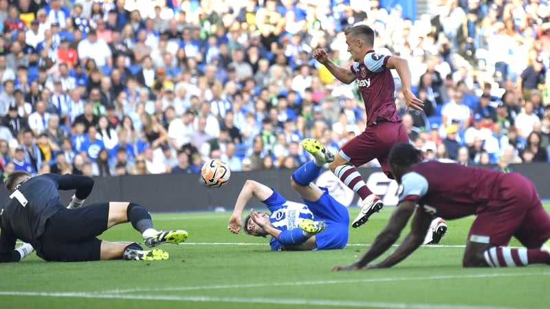 James Ward-Prowse with West Ham's opener