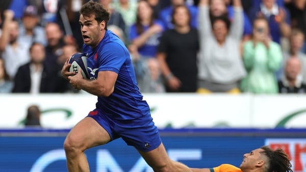 Damian Penaud with his econd try