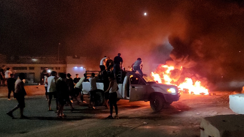 News of the meeting had sparked protests in some Libyan cities