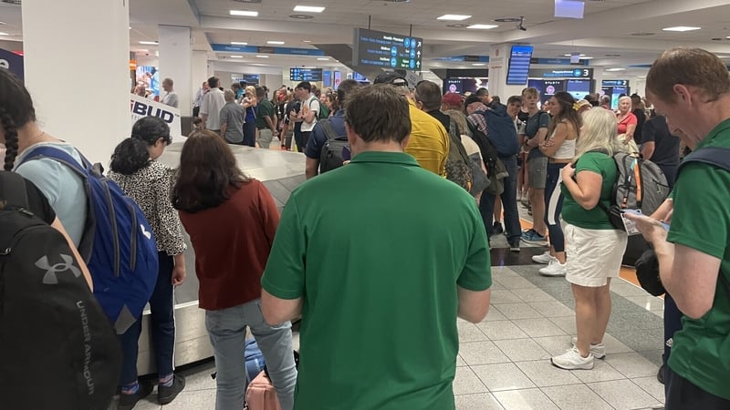 Team Ireland members were kept on the runway at Liszt Ferenc airport in Budapest for over three hours before the pilot announced the flight was cancelled
