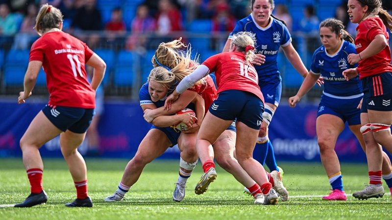 Munster's nine-game winning run was ended by Leinster on Saturday