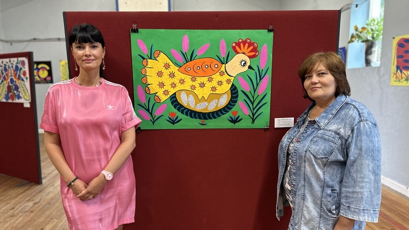 Ealaíontóirí Úcránacha in Uíbh Ráthach