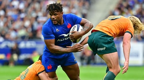 Jonathan Danty in action against Australia last Sunday