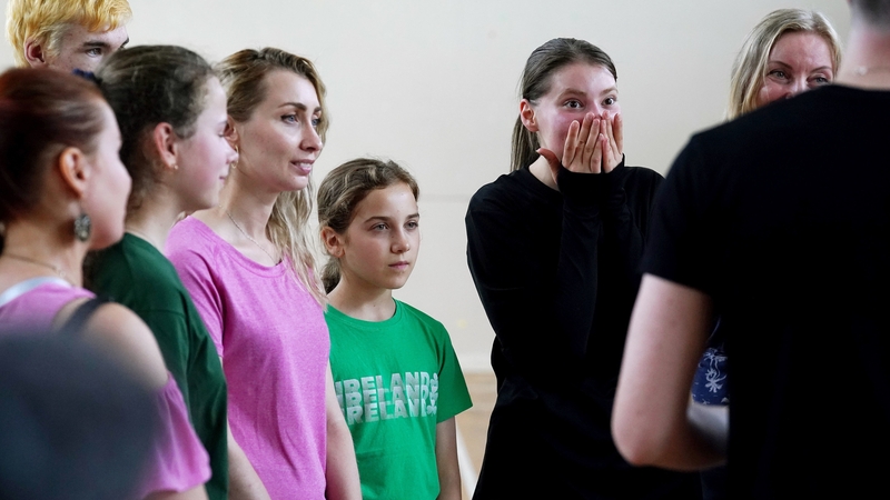 17-yearold Kristina Bondarenko (right), from Ukraine, who learned Irish dancing in her native Odessa before fleeing the war after taking part in a class with members of the Riverdance troupe at the Rathmines Ukrainian Community Centre in Dublin