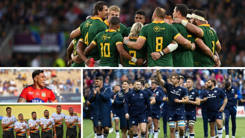Ireland face Romania, Tonga, South Africa and Scotland at the Rugby World Cup
