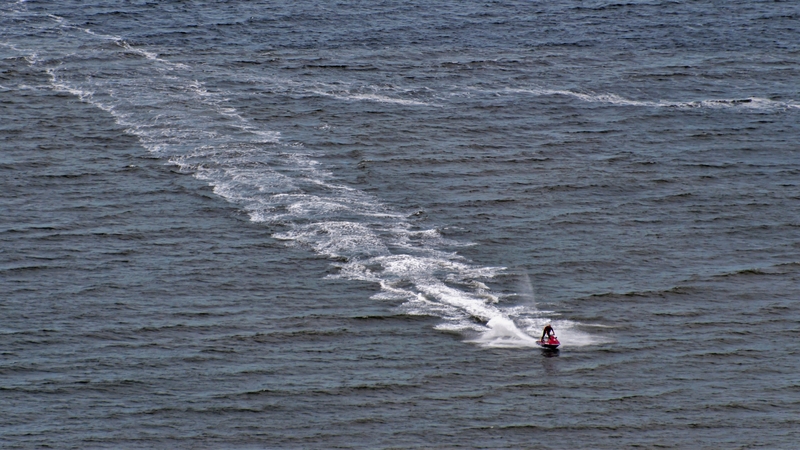 The jet skiers reportedly strayed across the maritime border (stock image)