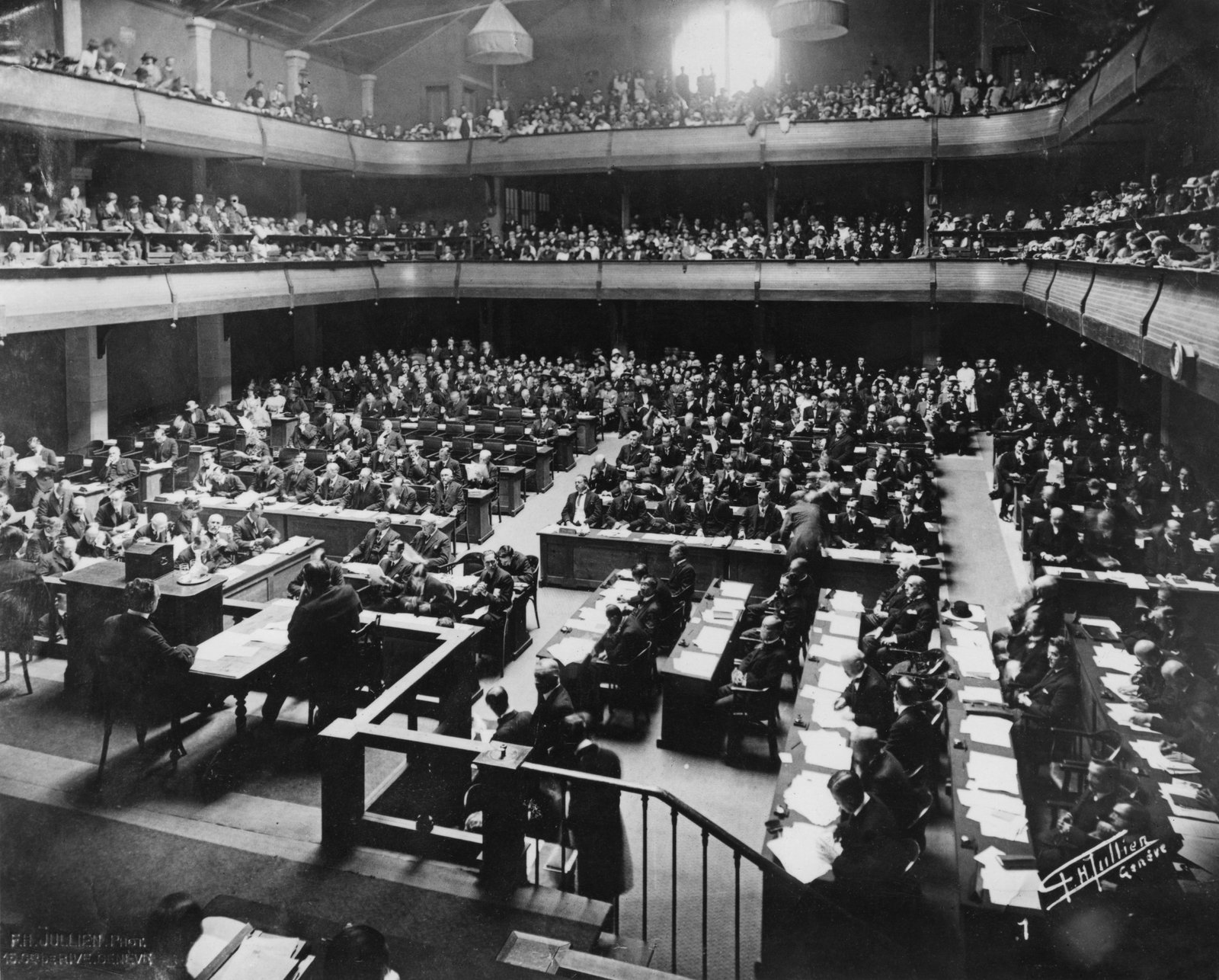 Accession: the Irish Free State became a member of the League of Nations at the General Assembly in Geneva, 10 September, 1923 (Credit: Getty Images)