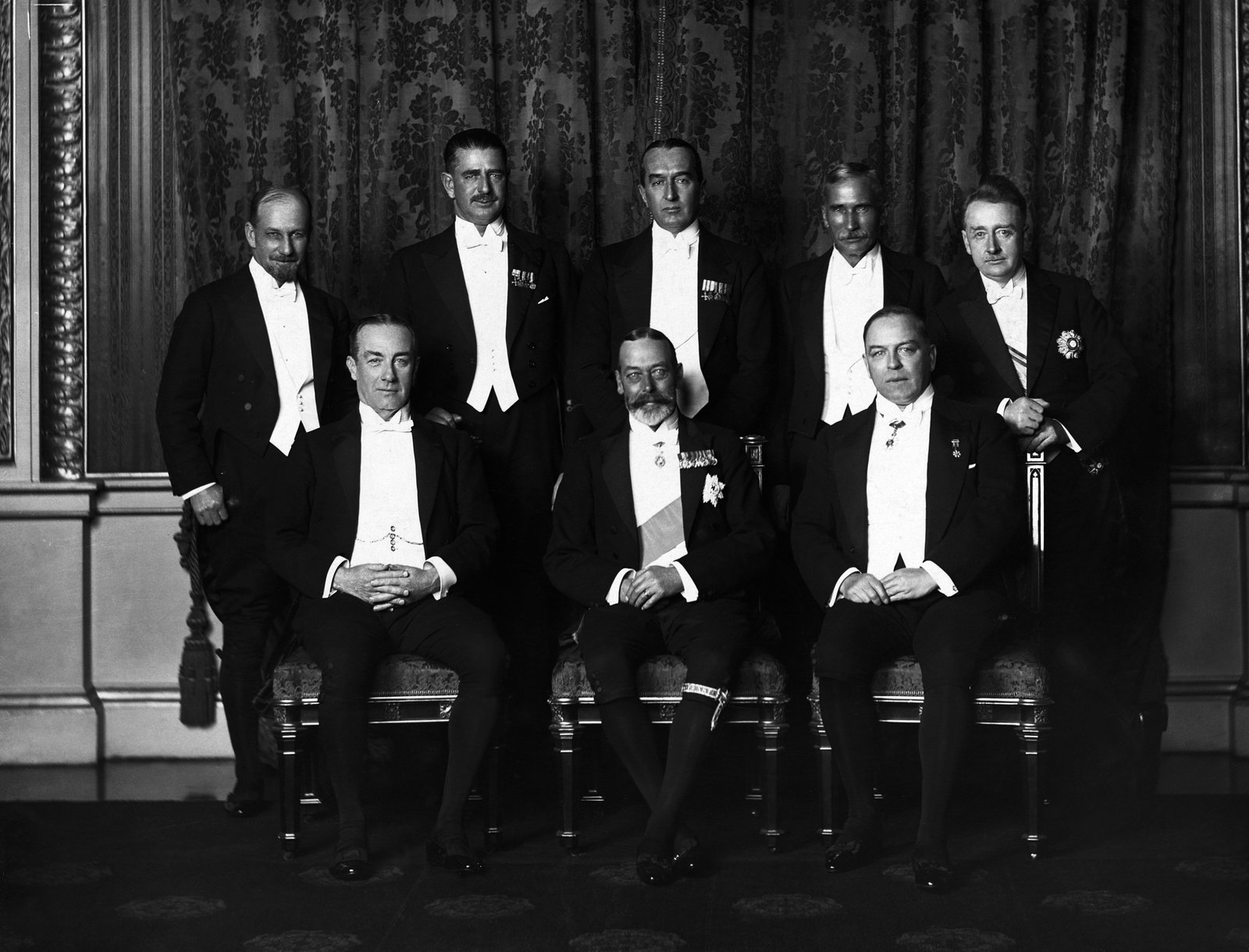 Working the empire: WT Cosgrave and other dominion premiers pose with King George V at the Imperial Conference of 1926 (Credit: Getty Images)