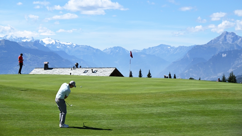 Matt Fitzpatrick leads in Switzerland
