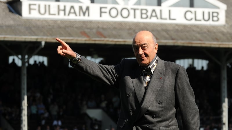 Mohamed Al-Fayed at Craven Cottage