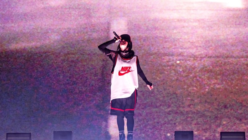 Billie Eilish headlining the first day of the festival at Stradbally Estate, Co Laois