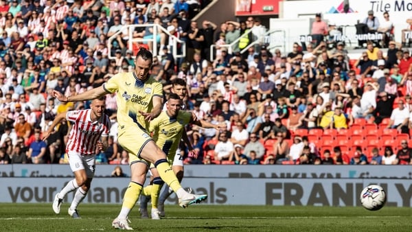 Will Keane converts from the spot