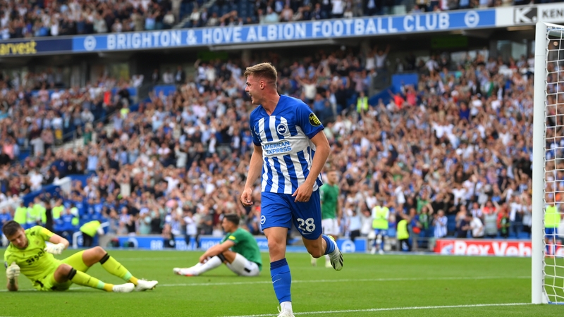 Evan Ferguson was the star of the show for Brighton