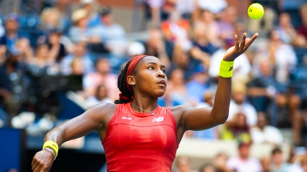 Coco Gauff beat Caroline Wozniacki in three sets