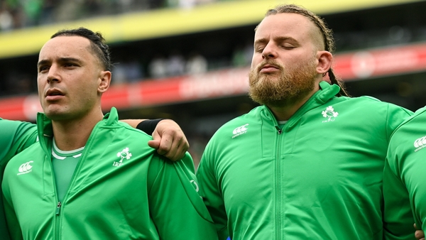 James Lowe (l) and Finlay Bealham have made their homes in Ireland