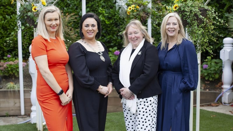 Belinda Kelly, Senior Marketing Manager, Sponsorship & Experiential, AIB; Emma Early Murphy, Network Ireland President; Enterprise Ireland's Anna-Marie Turley,and Elaine Downey, Head of Products, Retail Banking at AIB