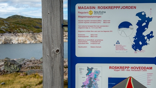 Power is almost exclusively produced from hydro in Norway
