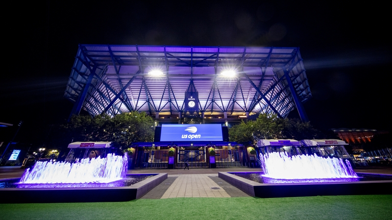 The incident occurred at the Arthur Ashe Stadium during the men's singles last-16 match