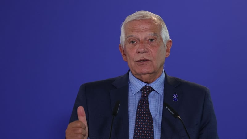 Josep Borrell said a Swedish diplomat has been held in Iran for 500 days