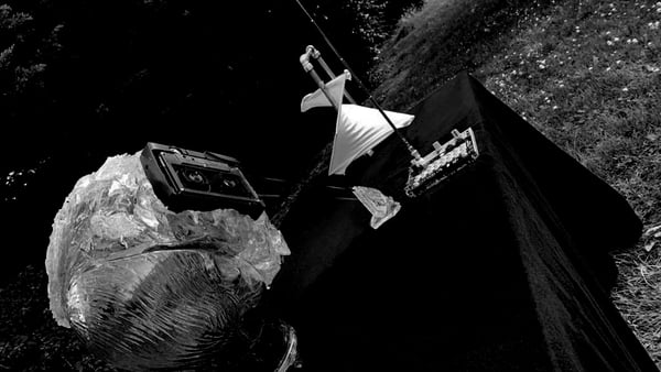 An image from the Oscillation audiovisual installation. Photo: John Conneely