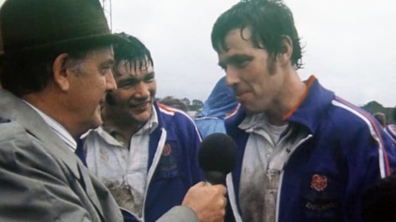 Noel Andrews interviews Des Creamer and Pat McElligot of the English tug of war team Beechill Blues…