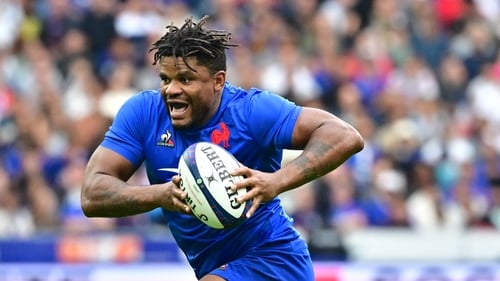 Centre Jonathan Danty has missed France's opening two games