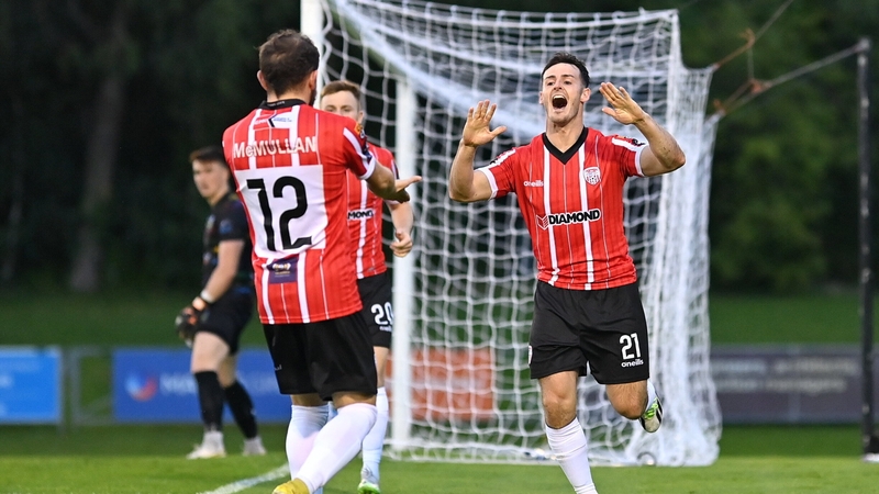 Danny Mullen put Derry in front in the opening two minutes