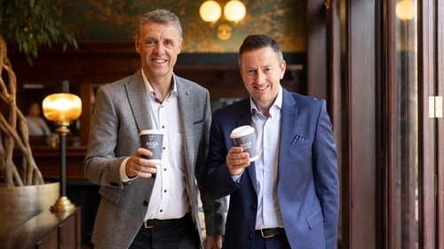 Jason Doyle, MD of Bewley's and Brian Donaldson, CEO of the Maxol Group