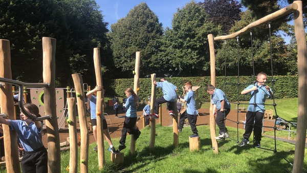 The refurbished playground caters for all levels of ability