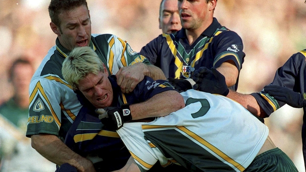 Jason Akermanis and Peter Canavan had a running feud during the 2000 International Rules Series