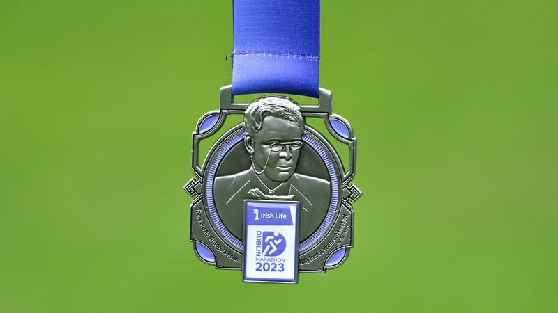 Each person who crosses the line after completing the 26.2-mile challenge will be presented with the medal