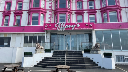 Emergency services were called to the hotel on Sunday night