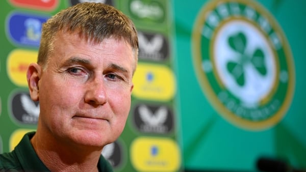 Stephen Kenny speaking to the media on Saturday afternoon