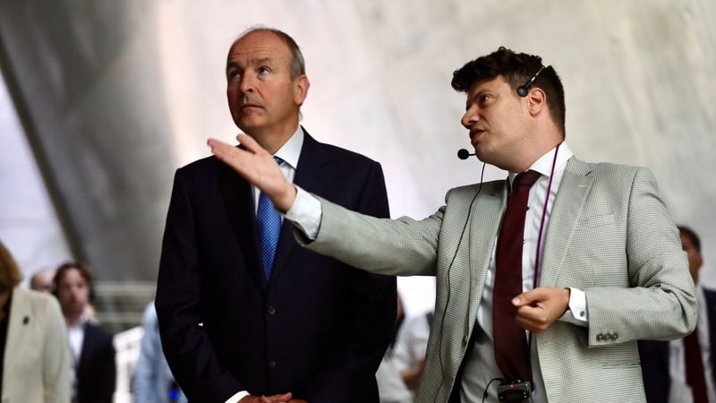 The Tánaiste's first stop in Israel was Yad Vashem, the World Holocaust Memorial Centre (Pic: Phil Behan/DFA)