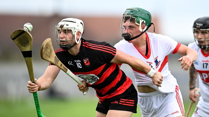 Ballygunner's Dessie Hutchinson in action against Conor Keane of De La Salle