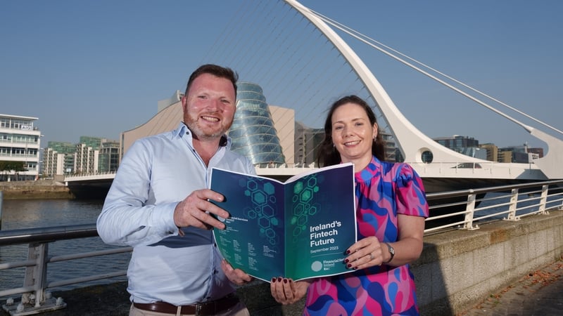 Derek Butler, CEO of Grid Finance and Patricia Callan, Director of Financial Services Ireland