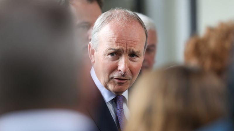 Micheál Martin speaking to the media at the Fianna Fáil think-in in Tipperary (Pic: RollingNews.ie)