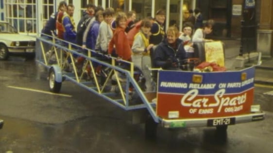 Charity Pedal Push from Clare to Dublin (1983)