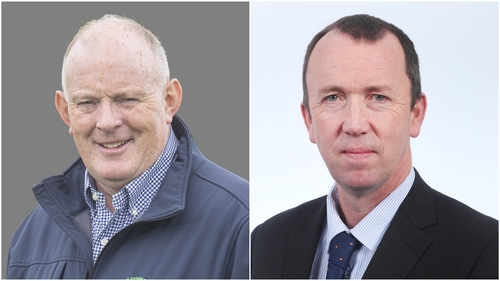 (L-R) Francie Gorman and Martin Stapleton