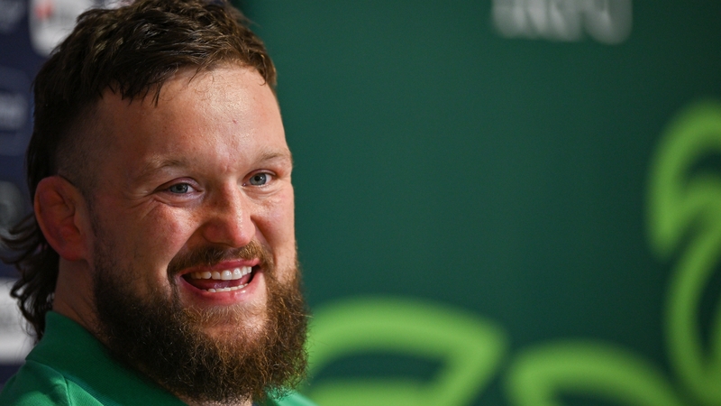Andrew Porter at the Ireland press conference on Tuesday