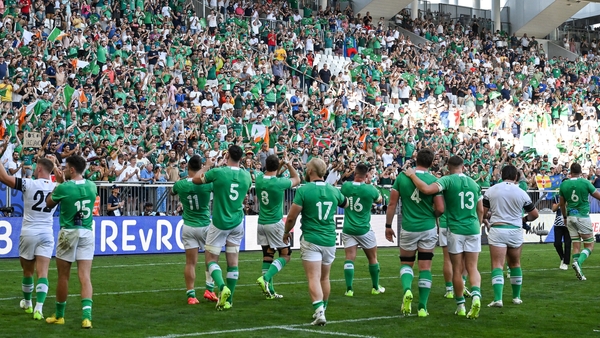 Ireland are top of Pool B after the opening round of games