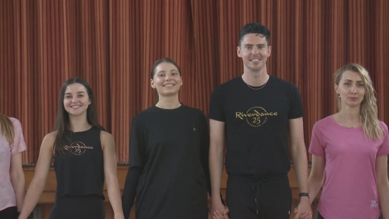 Kristina Bondarenko (second left) move to Ireland last year