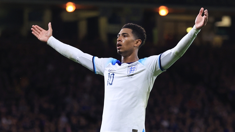 Jude Bellingham scored England's second goal at Hampden