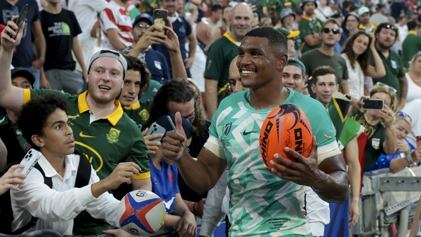 Damian Willemse is the only player retained from the win over Scotland