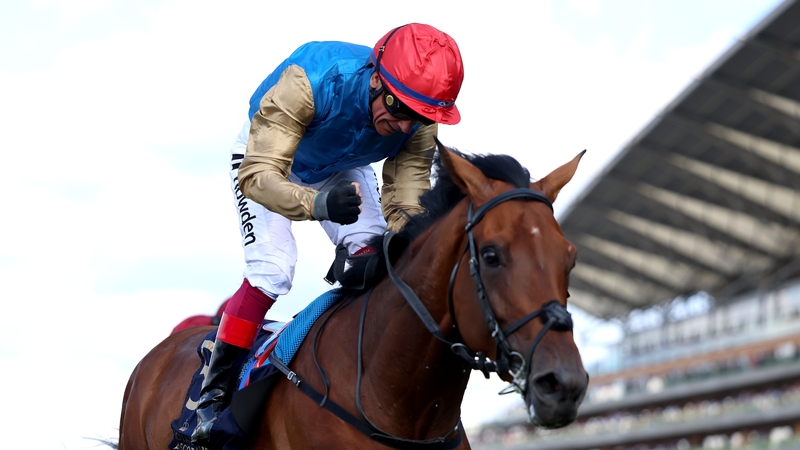 The Italian partnering Gregory to win the Queen's Vase