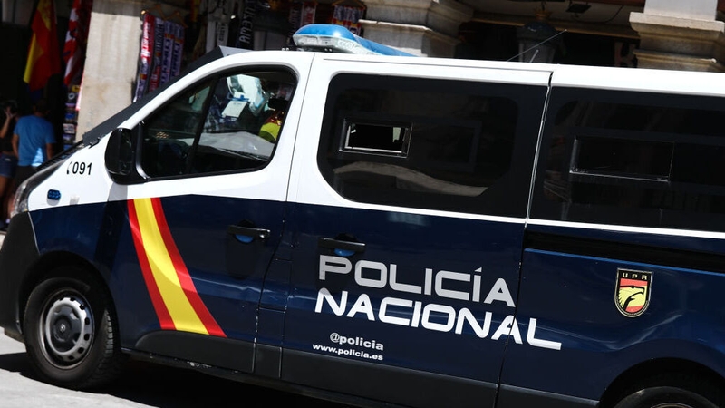 It happened as Isa Balado was reporting on a robbery in Madrid