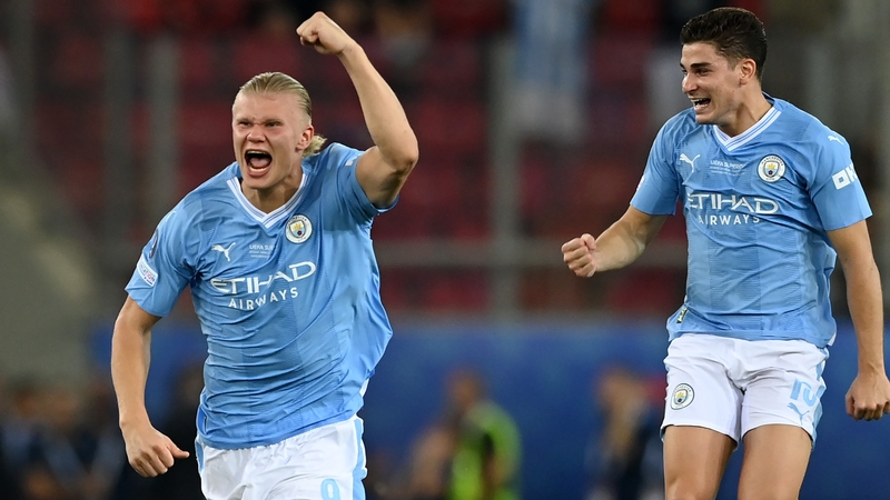Manchester City's Erling Haaland and Julian Alvarez have both been nominated for the men's award