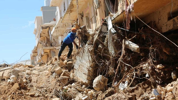 Rescue teams from a number of different countries are providing assistance in Libya (Pic: Turkish Disaster and Emergency Management Authority)